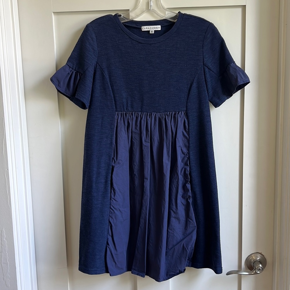 Cara Loren Navy Blue Dress